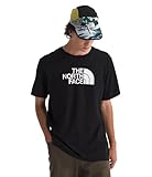 THE NORTH FACE Men's Core Half Dome Short-Sleeve Tee | Regular Fit Cotton Shirt with Graphic Design & Ribbed Collar