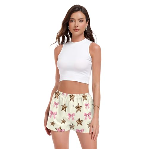 Short de pyjama taille haute léger pour vos matinées d'été décontractées