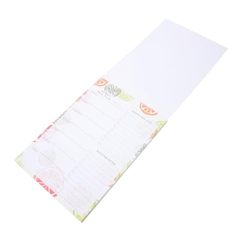 Gadpiparty Magnetisches Notizbuch Abreißbare Einkaufsliste für Kühlschrank und Büro Selbstklebend Einfach zu Verwenden für Familienorganisation und Zeitoptimierung
