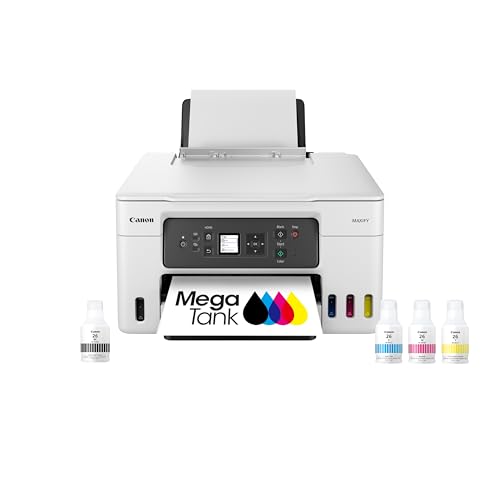 Canon Megatank GX3020 All-in-One Wireless Supertank Printer with Print, Copy, and Scan | Easy Setup, Mobile Printing and 1.35" Monochrome LCD Screen - image 1