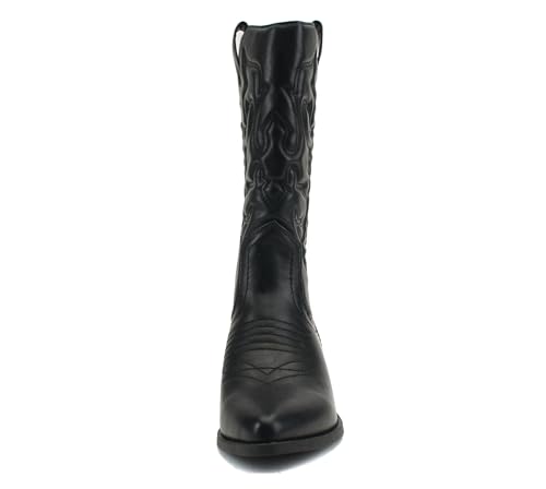Image of Soda Women's Mug Round Toe Faux Suede Stacked Heel Western Ankle Bootie