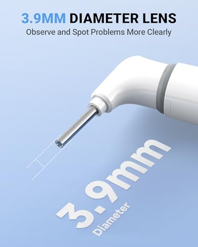 ScopeAround Otoscope with Light, Otoscope Camera w/Dual View, 720pHD WiFi Ear Scope w/ 6 LED Lights, Ear Camera 3.9mm Lens for Kids & Adults, Ear Scope Compatible w/Android & iPhone