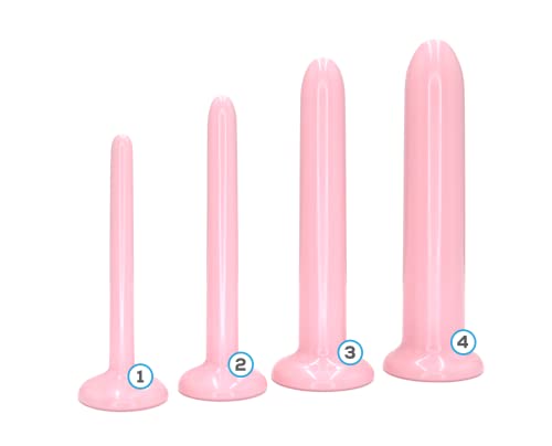 Size 1,2,3,4 Neodymium Magnetic Vaginal Set of Four - Made in USA BPA Free Set with Magnets. Medical Grade Plastic. 5001SM-3