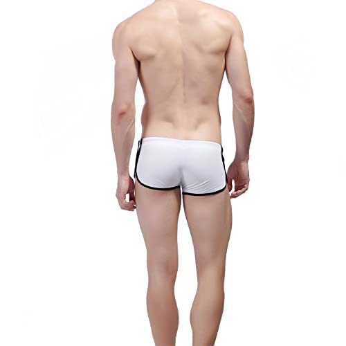 SUWBMHWE Men's Swimwear Briefs Mens Swim Trunks Nylon Beach Swim Briefs with Inter-Lining for Men4