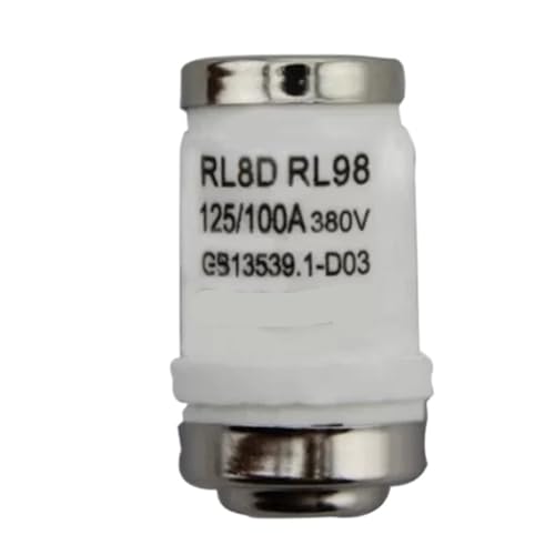 Fusible de núcleo RL8B de 125A y 380V con sistema tipo espiral para cortes precisos
