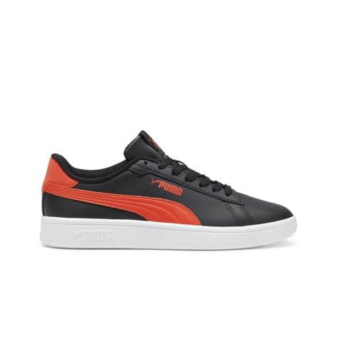 PUMA Kids Boys Smash 3.0 Leather Lace Up Sneakers Shoes Casual - Black - Size 4.5 M