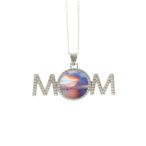 Cadeau de fête des mères collier avec image de la nature pour maman