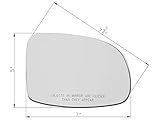 APA Replacement Mirror Glass Non-Heated with Adhesive Pads for 1995-2003 Ford WINDSTAR Van Passenger...