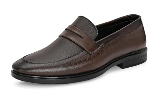 Image of Server Slip-On Mens' Formal Shoe | Pull On Stylish Non-Lace Design | Premium Craftsmanship & Durable Build | Soft Cushioned Insole for Comfort | Perfect for Party Office & Formal Wear