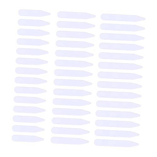 Beavorty 300Pcs Transparent Pet Collar Support Inserts for Shirts Durable Collar Stays Crisp and Sharp Look for Mens Dress Shirts