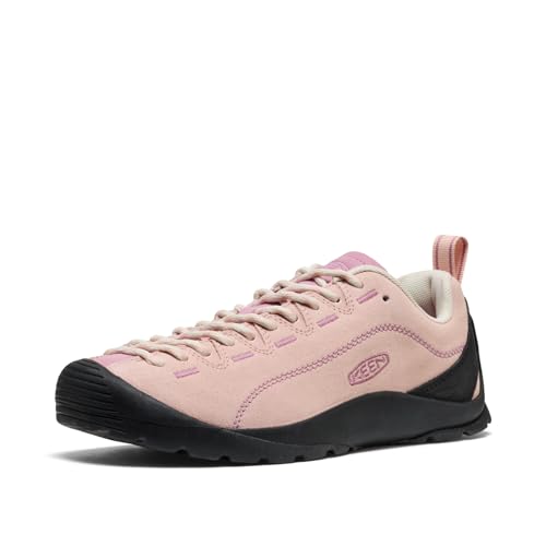 KEEN Women's Jasper Low Height Climbing Approach Style Sneakers, Cameo Rose, 5