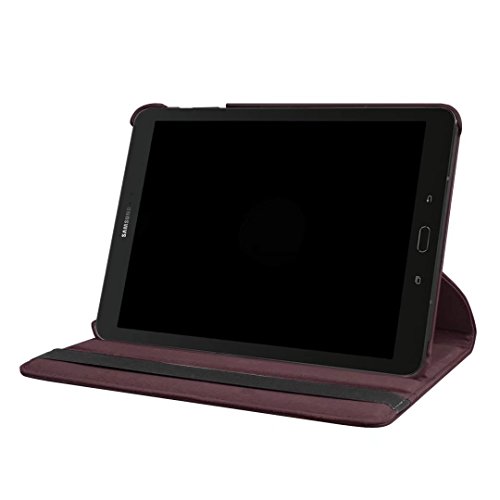 Image of for Galaxy Tab S3 9.7 inch case MOCA 360 Degree Rotating Stand PU Leather Flip Cover Case for Samsung Galaxy Tablet Tab S3 9.7 inch SM - T820 T825 Flip Cover case (Coffee Brown.)