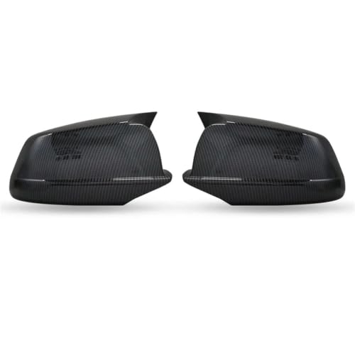 Coques rétroviseurs BMW Série 5 F10 usées : look carbone LCI