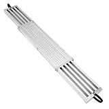 Heavy-Duty Telescoping Aluminum Work Platform – Adjustable Scaffold Plank, Anti-Slip Surface, 440lbs Load Capacity, Extension for Painting, Cleaning, Home Renovation