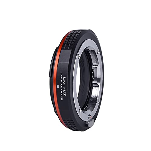 Image of PHOLSY Lens Mount Adapter Compatible with Leica M LM, Zeiss ZM, Voigtlander VM Mount Lens Compatible with Leica M to Nikon Z Mount Camera Body for Nikon Z fc, Z30, Z9, Z8, Z6II, Z7II, Z6, Z7, Z5, Z50