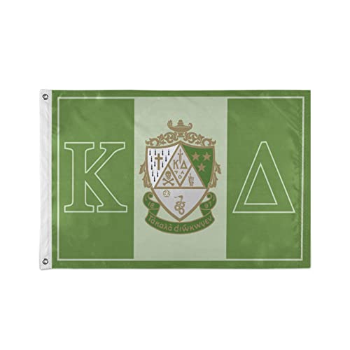 Bad Bananas BBGreek Kappa Delta Officially Licensed - Large Wall Flag/Banner - 3 x 5 Feet - Collegiate Shield (Coat of Arms)