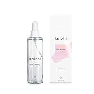 Kaishi – Rozenbloesem-micellaire vloeistof – verfrist, glad maken, zorgt voor de juiste pH-waarde – 200 ml