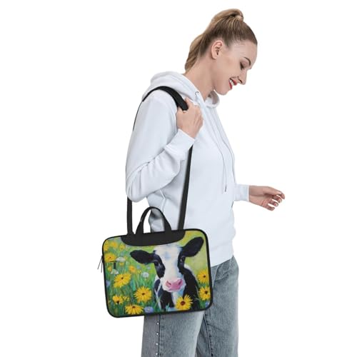 Bolsa amarilla para laptop 14" impermeable portátil miniatura 3