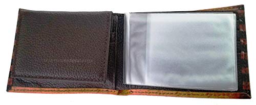Custom Proud American Nocona Bi-fold Wallet with a Distressed United States Flag2