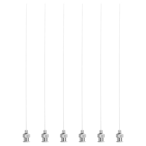 Aiguille de distribution 30G acier inoxydable PATIKIL lot de 6 pièces de 12,7 cm