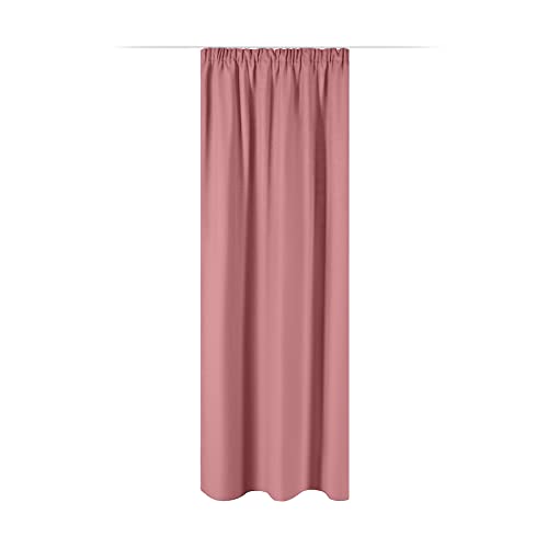 JEMIDI Vorhang blickdicht 140x245cm - Gardine mit Kräuselband...