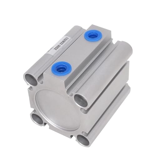 Cilindro de aire de doble efecto CDQ2B compacto con carrera corta de 25mm 4