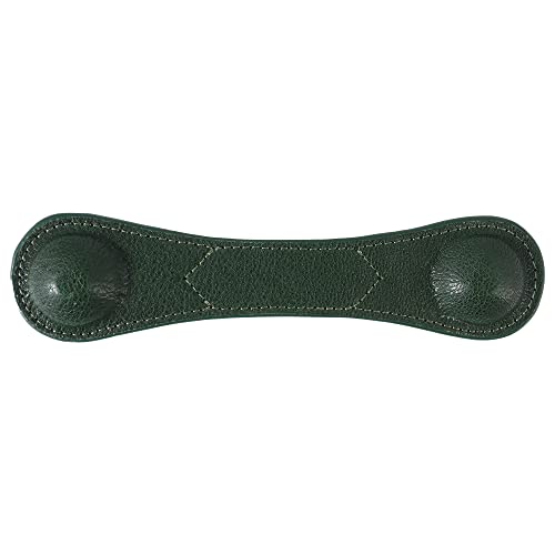 Image of Weighted Bookmark - Leather Book Page Weight Book Weights Holder for Hands-Free Reading Paper Weights for Cookbooks Crafts Music Books (01Green)