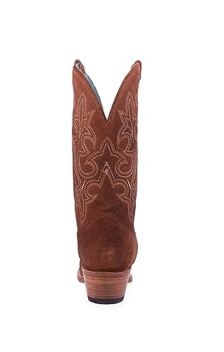 CORRAL LADIE'S SHEDRON SUEDE EMBROIDERY & PULL HOLES SQ TOE, CORRAL 43.8 X 34.8 X 11.0 SOLE,COWHIDE LEATHER, WESTERN BOOT, A44773