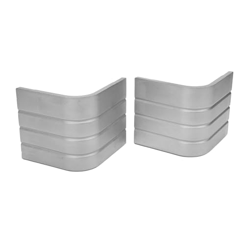 Capuchons d'angle de bateau en aluminium Jeffergarden anti-collision pour protection de pont 90°