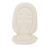 Generic Anti Slip Bottom Infant Car Seat Insert, Soft Cotton Stroller Cushion with Washable Cover, for Baby Strollers, High Chairs and More (Beige)
