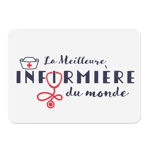 Sets de table souples napperons blanc liège grand format infirmière docteur - 2