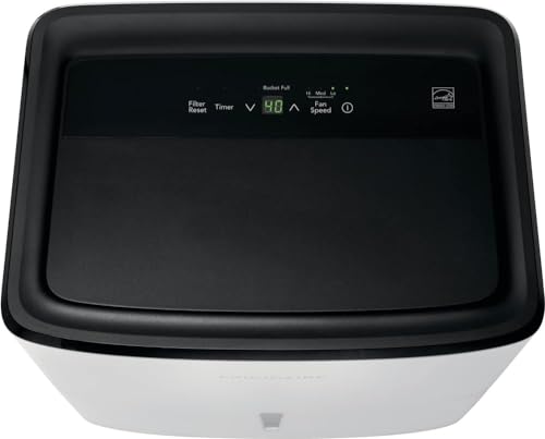 Frigidaire 22 Pint Dehumidifier for Small Rooms - 1,500 Sq Ft Coverage, 1.7 Gallon Bucket, Continuous Drain Option