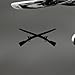 ADHESIVE VINYL HELMET DECORATION VINYL ARMY INFANTRY CROSSED RIFLES AUTO LAPTOP MACBOOK BLACK BIKE STICKER DECAL CAR WALL NOTEBOOK