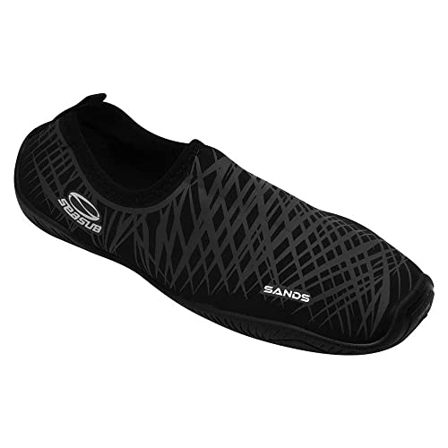 Seasub Sapatilha Neoprene Sands, Solado Antiderrapante, Secagem Rápida, para Mergulho e Praia (Cinza, BR, Adulto, Numérico, M, 35)