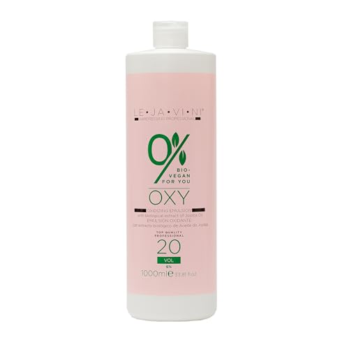 Lejavini 0% Bio Vegan For You Oxy Oxidizing Emulsion 20 Vol. 6% 1L 1000mL | Oxigenada Vegana para Tinte Coloración