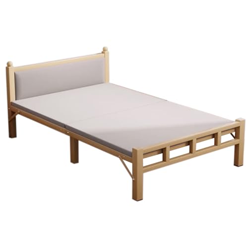 Mueble Cama Plegable 90x190 con Colchon Sin Necesidad de Instalación, Ahorro de Espacio, Patas de Cama Reforzadas 30x30, Capacidad de Carga de 500kg, Ideal para Siesta en la Oficina(190 * 90)