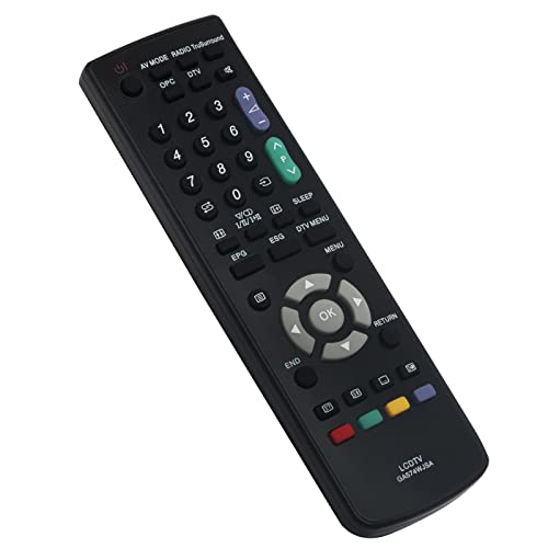 GA574WJSA Replacement Remote Control Fit for Sharp LCD COLOUR TELEVISION LC-42WD1RU LC-32WD1E LC-32WT1E LC-32WD1S LC-37WD1E LC-42WD1E LC-37WT1E LC-42WT1E LC-37WD1S LC-42WD1S - Image 3