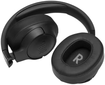 JBL Tune 710BT Wired and Wireless Over-Ear Headphones with Built-In Microphone, Multi-Point Connection and Hands-Free Controls, in Black