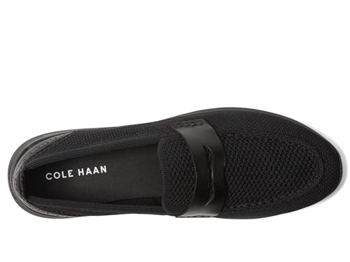 Cole Haan Cole Haan Womens Zerogrand Meritt Stitchlite Loafer, Black Knit/Black, 5-B US