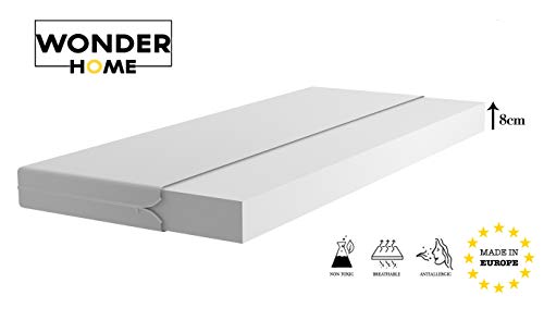 WFL GROUP Letto Bianco per Bambini con Materasso