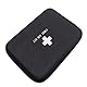 Eva Case Empty First Aid Empty Pouch Hard Case Red Medical Bag for Home Health Emergency First Responder Camping Outdoors Business (Black bb)