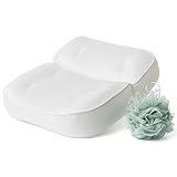 GripMAX Original Premium Spa Bath Pillow, FREE Bath Puff, 14
