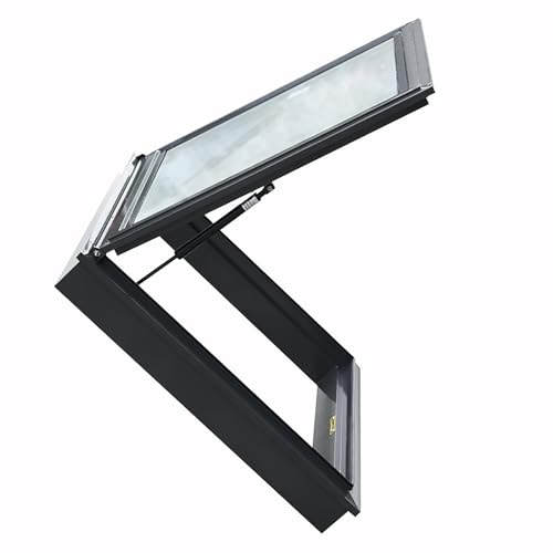 Ventana de ventilación para áticos con cubierta de acceso impermeable de aluminio 2