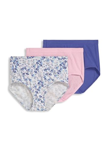 Image of Jockey Women's Underwear 100% Cotton Elance Breathe Brief - 3 Pack