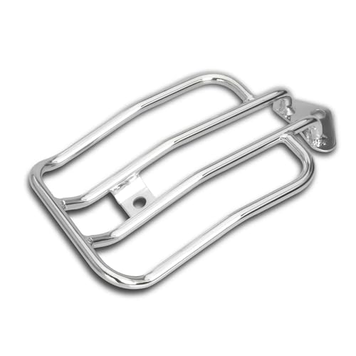 Étagère support de bagages chrome haut de gamme pour moto Harley Sportster XL solo