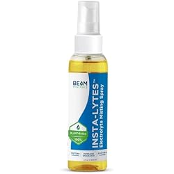 BEAM MINERALS Insta-Lytes | كيفية إيقاف تشنجات الساق على الفور رذاذ رذاذ الإلكتروليت | المعادن النزرة لحمض الفولفيك | مكملات المغذيات الدقيقة السريعة | 2 fl Oz