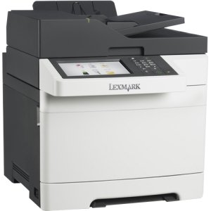 Image of Lexmark CX510DHE Laser Multifunction Printer - Color - Plain Paper Print - De