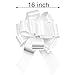 Giant Large Pull Bow Car Bow for Packaging Decorations, Hanukkah, Birthdays, Weddings, Bridal Showers 16 Inch White