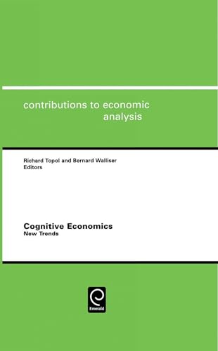 Cognitive Economics: New Trends (Contributions to Economic Analysis, 280, Band 280) für 241,80 EUR bei Amazon Bild: Cognitive Economics: New Trends (Contributions to Economic Analysis, 280, Band 280) für 241,80 EUR bei Amazon