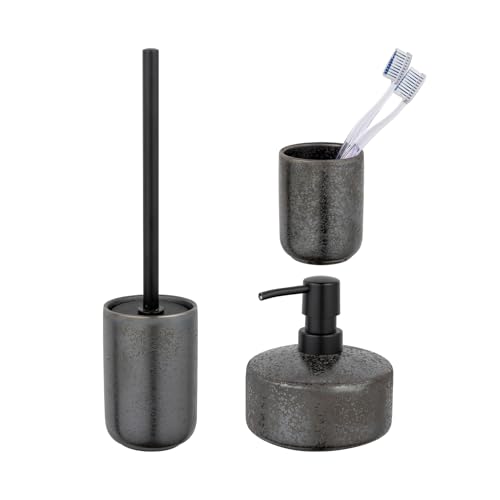 Schöner Wohnen Kollektion Bad-Accessoire Set Mod. Rufina 3-teilig Keramik...